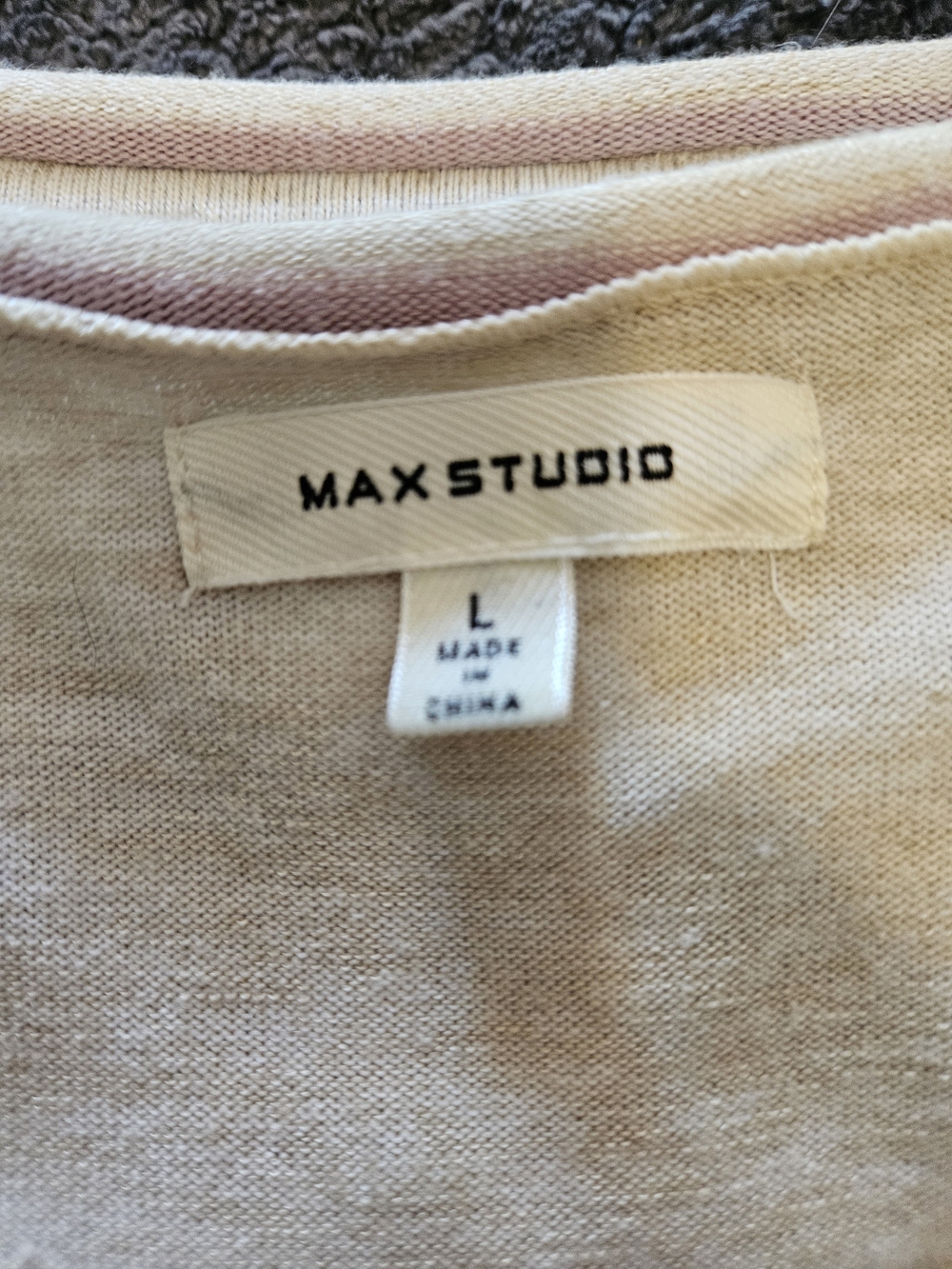Max Studio Men's Soft Blush Crew Neck Tee